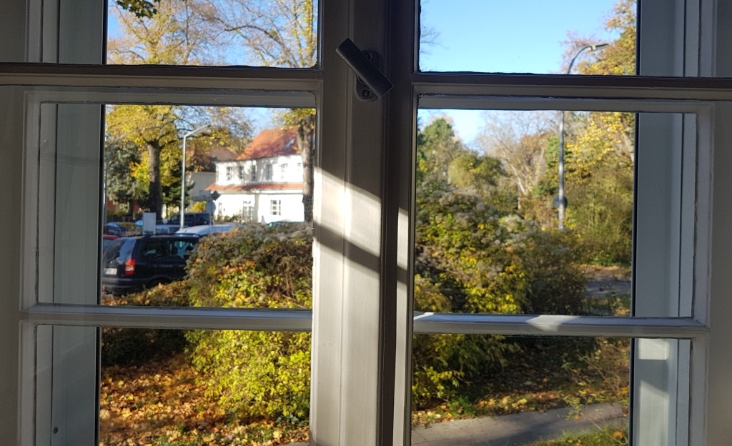 Schüttelmeditation - Der Blick aus dem Fenster meines Arbeitszimmers jetzt im Herbst